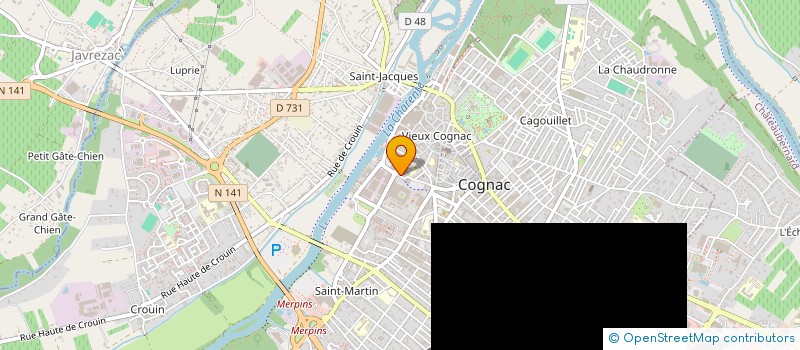 localisation de l'entreprise L'AGENCE BARNETT à COGNAC