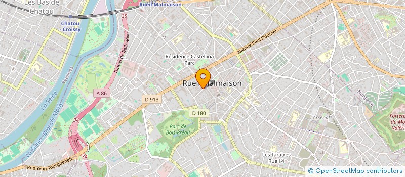 localisation de l'entreprise L'AGENCE BON APPART à RUEIL-MALMAISON