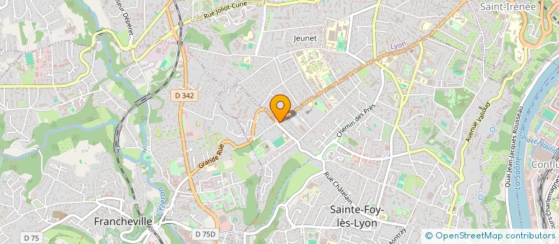 localisation de l'entreprise L'AGENCE BY LB à SAINTE-FOY-LES-LYON