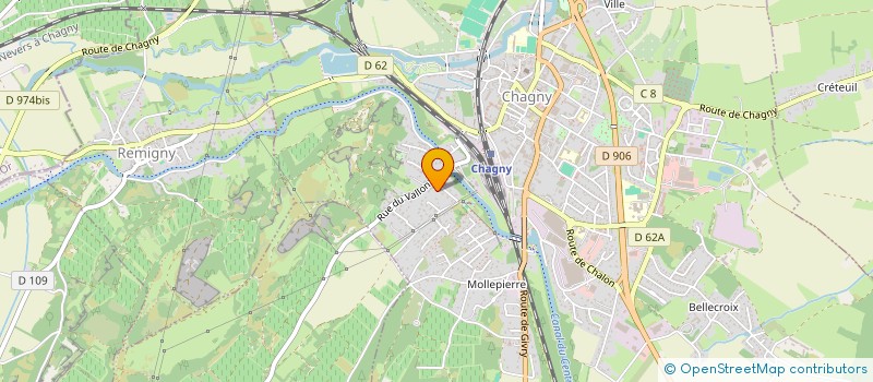 localisation de l'entreprise L'AGENCE COLOMBET  CHAGNY