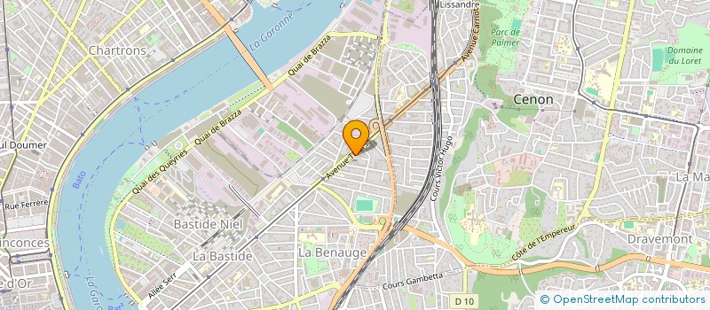 localisation de l'entreprise L'AGENCE COMPACT à BORDEAUX