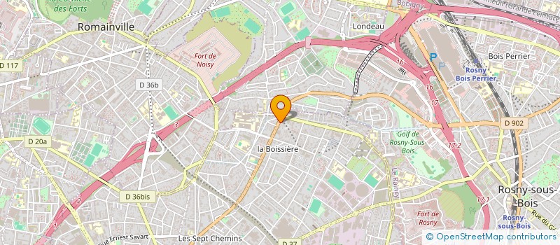 localisation de l'entreprise L AGENCE CONSEIL S A R L à MONTREUIL