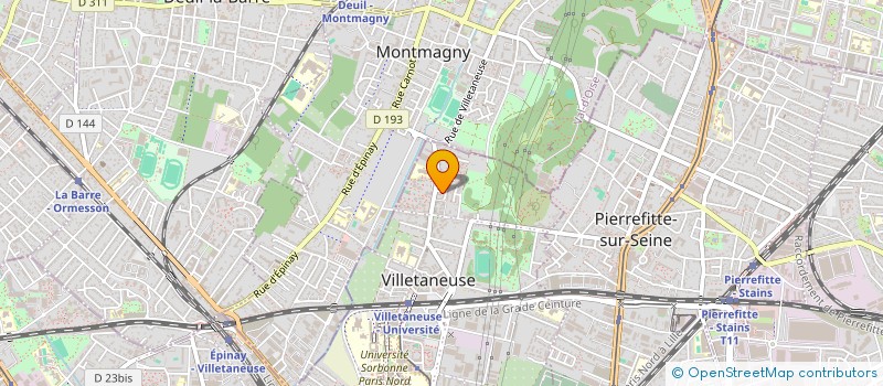 localisation de l'entreprise L'AGENCE CORDISTE à VILLETANEUSE
