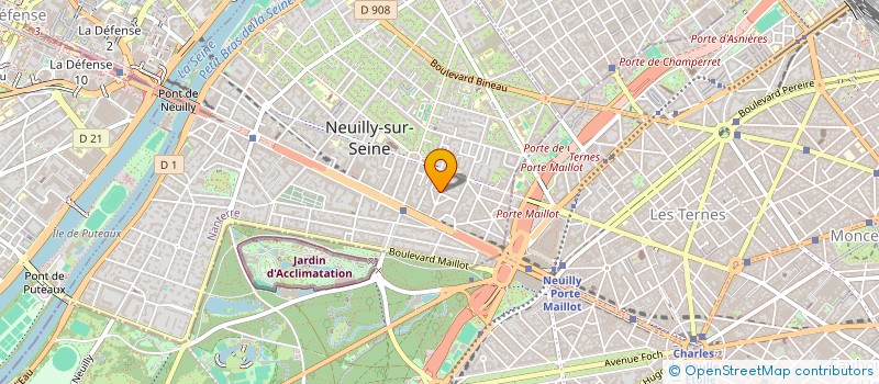 localisation de l'entreprise L'AGENCE D'A COTE à NEUILLY-SUR-SEINE