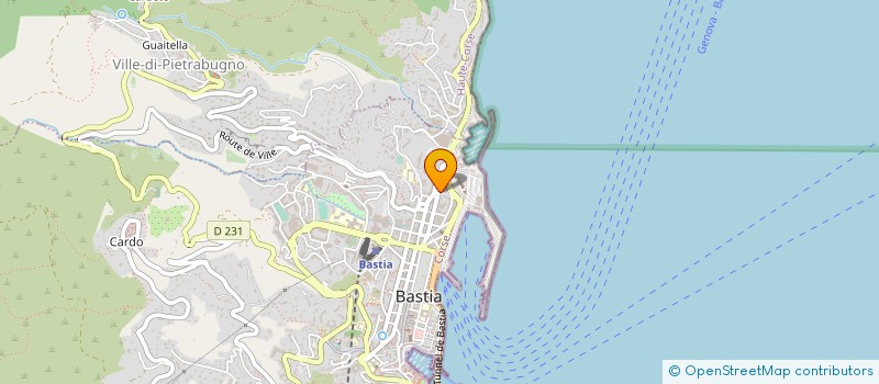 localisation de l'entreprise L'AGENCE DE BASTIA à BASTIA