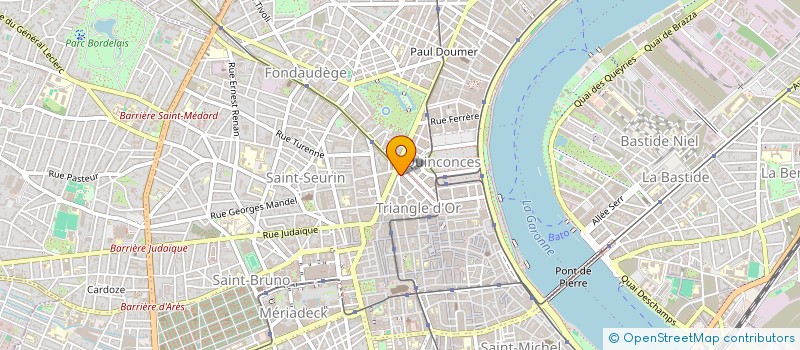 localisation de l'entreprise L'AGENCE DE BORDEAUX  BORDEAUX