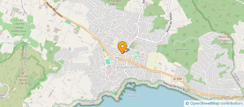localisation de l'entreprise L'AGENCE DE CARQUEIRANNE à LE LAVANDOU