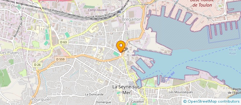 localisation de l'entreprise L'AGENCE DE COMMERCE IMPORTAT AUTO à LA SEYNE-SUR-MER