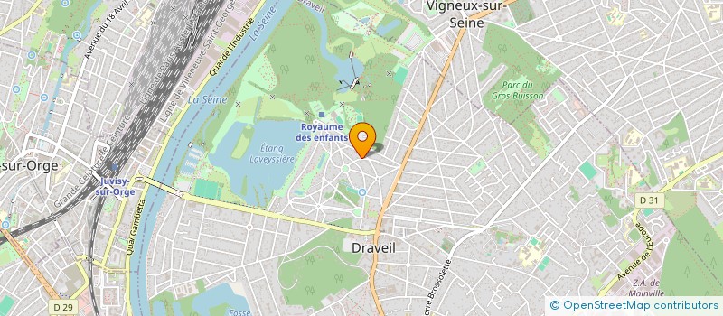 localisation de l'entreprise L'AGENCE DE CONDUITE DE PROJETS à DRAVEIL