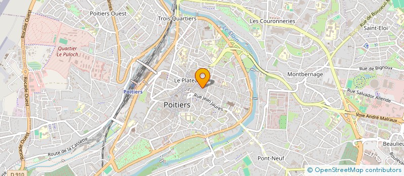 localisation de l'entreprise L'AGENCE DE LA CATHEDRALE à POITIERS