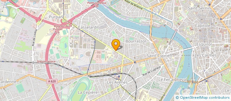 localisation de l'entreprise L AGENCE DE LA RIVE GAUCHE à TOULOUSE