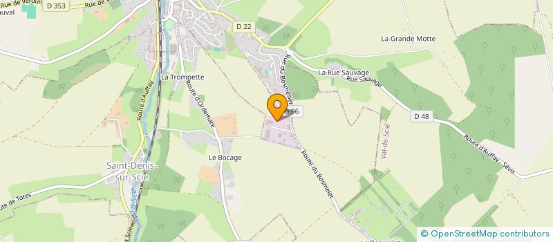 localisation de l'entreprise L AGENCE DE PROD  VAL-DE-SCIE