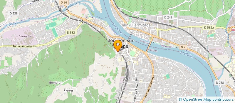 localisation de l'entreprise L'AGENCE DE VALERIE A. à TOURNON-SUR-RHONE