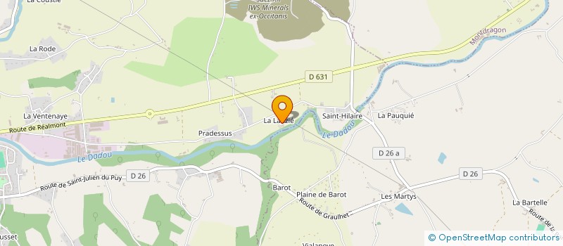 localisation de l'entreprise L'AGENCE DES C.A.P.I à GRAULHET