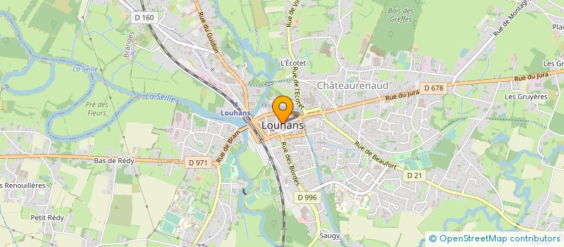 localisation de l'entreprise L'AGENCE DES CORDELIERS à LOUHANS