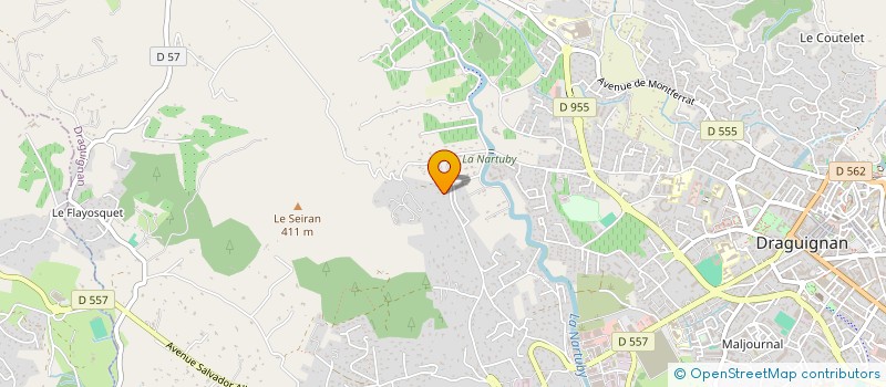 localisation de l'entreprise L'AGENCE DES DEMOISELLES  DRAGUIGNAN