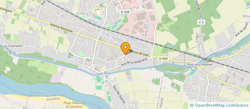 localisation de l'entreprise L'AGENCE DES NEGOCIATEURS IMMO à CHECY