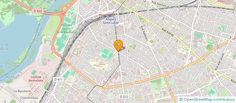 localisation de l'entreprise L'AGENCE DICI à ANGERS