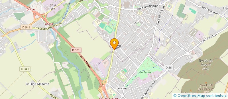 localisation de l'entreprise L'AGENCE DU COURTAGE à BRUAY-LA-BUISSIERE