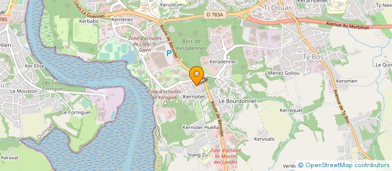 localisation de l'entreprise L'AGENCE DU FINISTERE à QUIMPER