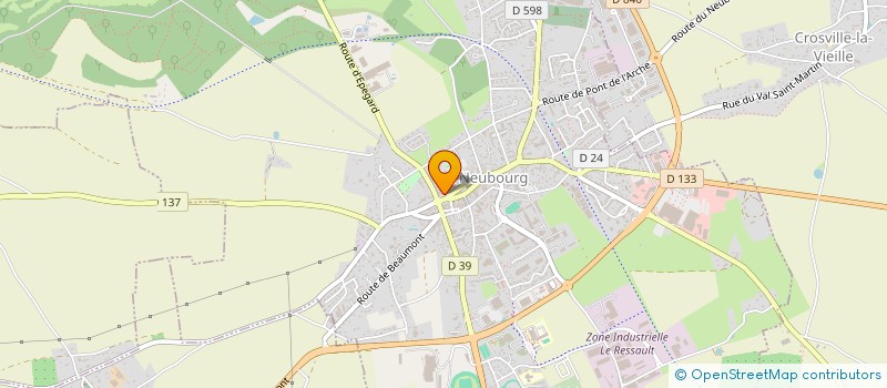 localisation de l'entreprise L'AGENCE DU ROULOIR  LE NEUBOURG