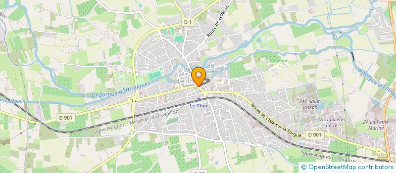 localisation de l'entreprise L'AGENCE DU THOR à LE THOR