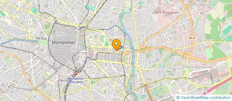 localisation de l'entreprise L AGENCE DU TRAVAIL TEMPORAIRE à MONTPELLIER