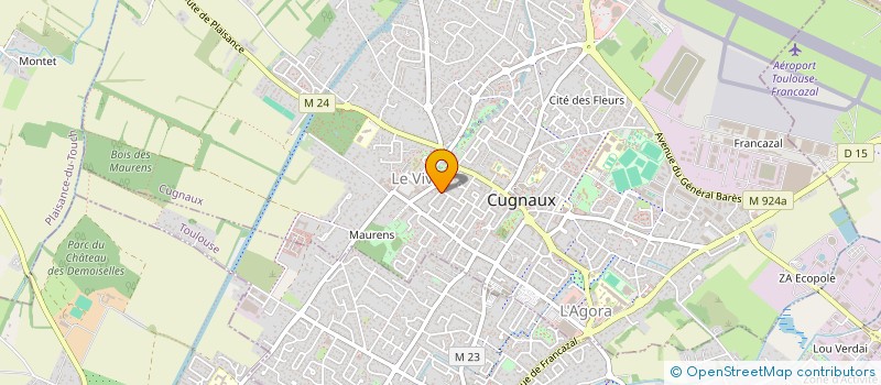 localisation de l'entreprise L'AGENCE ENR  CUGNAUX