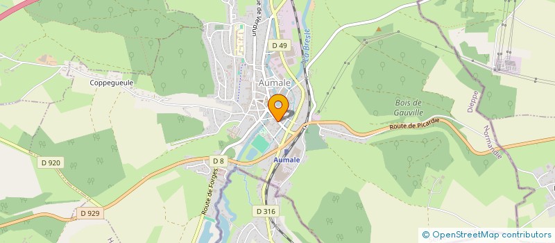 localisation de l'entreprise L'AGENCE FUNERAIRE D'AUMALE  AUMALE