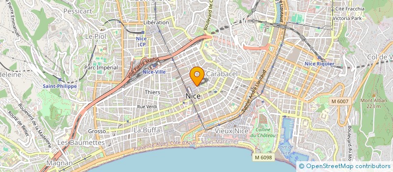 localisation de l'entreprise L'AGENCE H à NICE