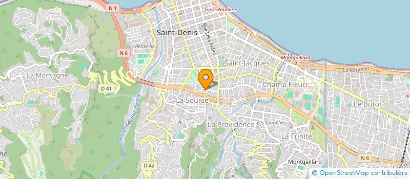 localisation de l'entreprise L'AGENCE HABITAT OI à SAINT-DENIS