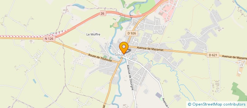 localisation de l'entreprise L'AGENCE IMMO SOUAL  SOUAL