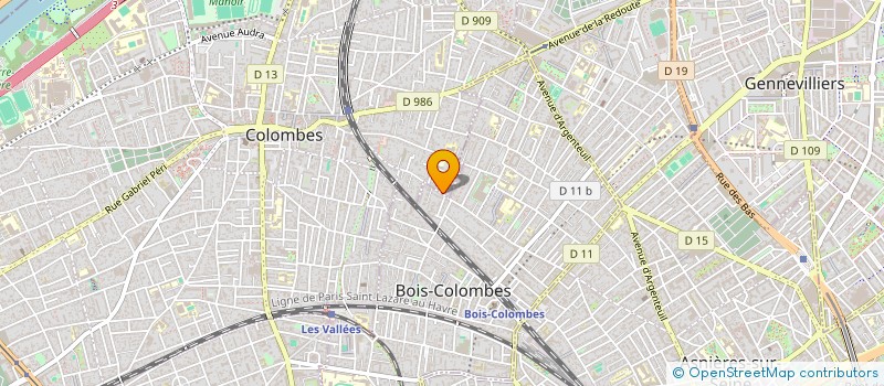 localisation de l'entreprise L'AGENCE INEDITE  COLOMBES