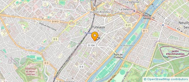 localisation de l'entreprise L AGENCE LITTERAIRE DU CENTENAIRE à PUTEAUX
