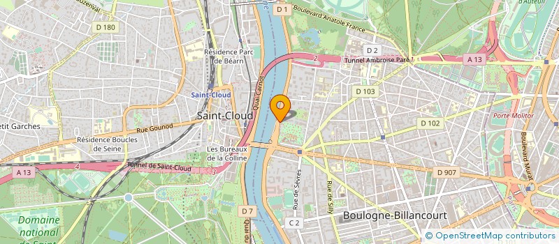 localisation de l'entreprise L'AGENCE MIEUX à BOULOGNE BILLANCOURT