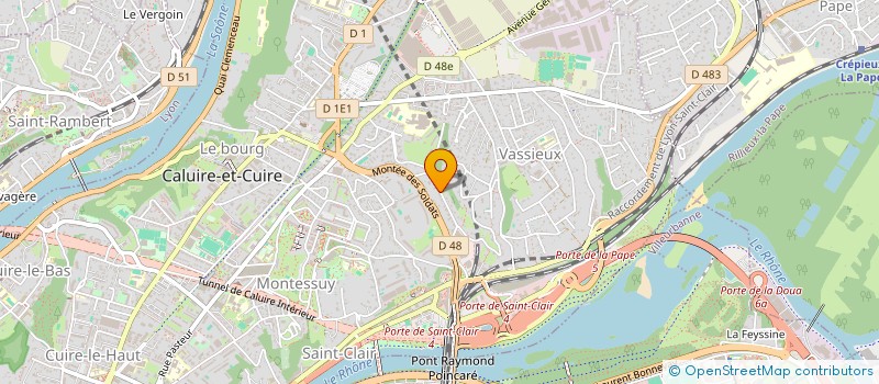 localisation de l'entreprise L'AGENCE MILKO DEL MAFFEO  CALUIRE-ET-CUIRE