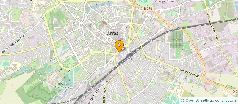 localisation de l'entreprise L'AGENCE MIXTE à ARRAS