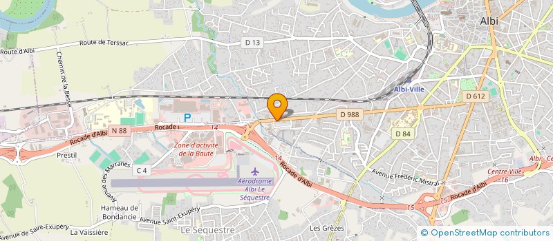 localisation de l'entreprise L'AGENCE OCCITANE à ALBI