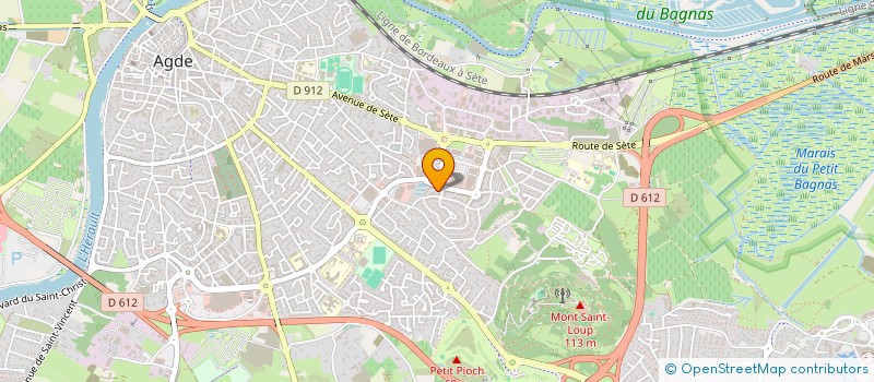 localisation de l'entreprise L'AGENCE POUR VOUS à MONTPELLIER