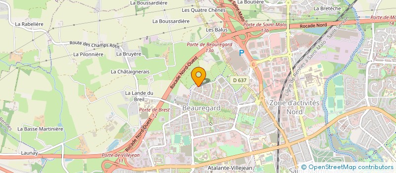 localisation de l'entreprise L'AGENCE RENNAISE  RENNES