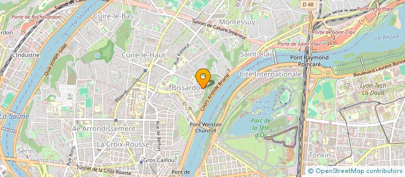 localisation de l'entreprise L AGENCE SERENA  CALUIRE-ET-CUIRE