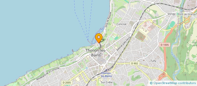 localisation de l'entreprise L'AGENCE - THONON TRANSACTIONS à THONON-LES-BAINS
