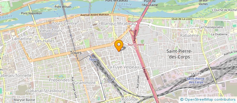 localisation de l'entreprise L'AGENCE TOURS X  LANGEAIS