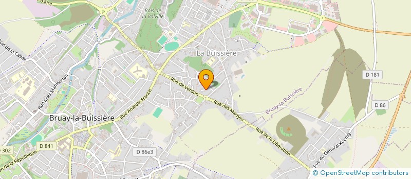 localisation de l'entreprise L'AGENCE TOUS CLICS  BRUAY-LA-BUISSIERE