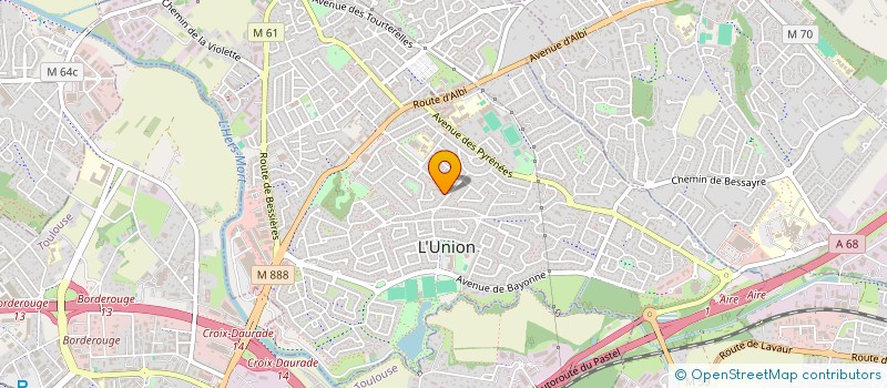 localisation de l'entreprise L'AGENCE TOUS RISQUES à L'UNION