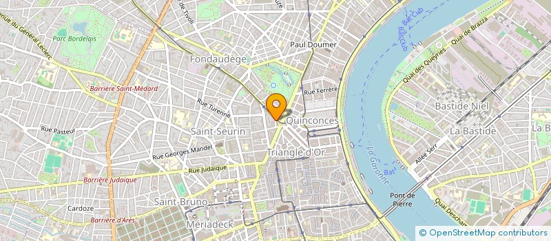 localisation de l'entreprise L'AGENCE UNIQUE à BORDEAUX