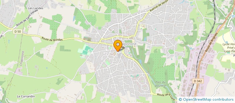 localisation de l'entreprise L'AGENCEUR GROUPE  CHAPONOST