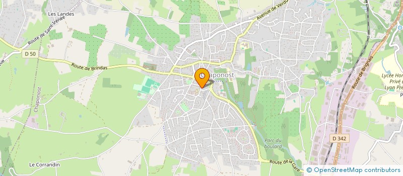 localisation de l'entreprise L'AGENCEUR LYONNAIS à CHAPONOST
