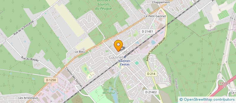 localisation de l'entreprise L'AGENCIERE IMMO  CESTAS