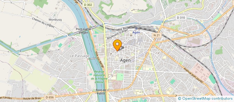 localisation de l'entreprise L'AGENOIS à AGEN